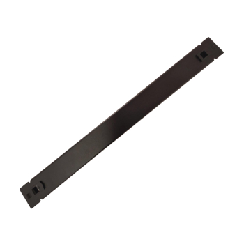 PANOU gestionare cabluri SPACER, tip masca orizontala blank, 19 inch, 1U, 0.8mm, negru, SPCM-1UF-BK-02 