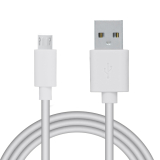 CABLU alimentare si date SPACER, pt. smartphone, USB 2.0 (T) la Micro-USB 2.0 (T), PVC, Retail pack, 1.8m, White,  SPDC-MICRO-PVC-W-1.8 (timbru verde 0.08 lei) 
