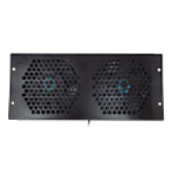 UNITATE RACIRE SPACER, 1U pentru rack 19, 2 x ventilatoare, 120mm, 2300rpm, 30dBA, flux aer 69cfm, cablu 0.7m, black SPFC-CW-2F-02 (timbru verde 11 lei) 