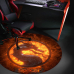 Covor pentru scaun gaming SPACER, protectie parchet, cauciuc si material textil, 1200 x 3mm, rotund, DRAGON 46501474 SPFP-DRAGON-120 