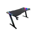 BIROU GAMING Spacer, dimensiuni 1400 x 600 x 18 mm, blat MDF invelit in fibra de carbon, suport casti, suport cana/pahar, picioare reglabile manual, RGB, telecomanda wireless 46501472 SPGD-RGB-140-01 