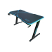 BIROU GAMING Spacer, dimensiuni 1400 x 600 x 18 mm, blat MDF invelit in fibra de carbon cu mousepad pe toata suprafata, suport casti si cana metalice, picioare reglabile manual, RGB, telecomanda wirel 