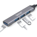 HUB extern Spacer USB- C, aluminiu SPHB-TYPEC-4U-01