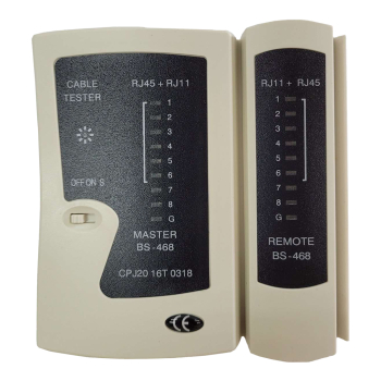 TESTER CABLU RETEA SPACER, pt. cablu UTP, FTP, conector RJ45, RJ11, RJ12, SPNT-TESTER-1 (timbru verde 0.8 lei) TESTER CABLU RETEA SPACER, pt. cablu UTP, FTP, conector RJ45, RJ11, RJ12, SPNT-TESTER-1 (timbru verde 0.8 lei)
