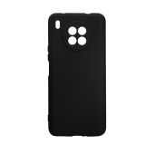 Spacer Husa Huawei telefon Nova 8i, negru, tip back cover, material flexibil silicon + interior cu microfibra, SPPC-HU-N8i-SLK 