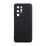 Spacer Husa Huawei telefon P 40 Pro, negru, tip back cover, material flexibil silicon + interior cu microfibra, SPPC-HU-P-40P-SLK 