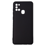 Husa Samsung Galaxy A21S Spacer, negru, grosime 2mm, material flexibil silicon + interior cu microfibra SPPC-SM-GX-A21S-SLK 