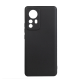 Husa Xiaomi 12 Pro Spacer, negru, grosime 1.5mm, material flexibil TPU SPPC-XI-12P-TPU 