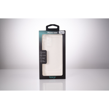 Husa Xiaomi Redmi Note 10 5G Spacer, transparenta, grosime 1.5mm, protectie suplimentara antisoc la colturi, material flexibil TPU SPPC-XI-RM-N105G-CLR 