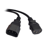 CABLU alimentare Spacer prelungitor, 1.8m, intrare C14, iesire C13, 6A, negru, 