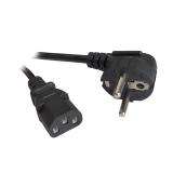 CABLU alimentare Spacer 1.8m, intrare Shucko, iesire C13, 6A, negru, 