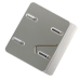 STAND SPACER vertical, notebook 14/17, dublu, protectie impotriva zgarieturilor, latime ajustabila, argintiu, aluminiu sablat, SPS-Vertical STAND SPACER vertical, notebook 14/17, dublu, protectie impotriva zgarieturilor, latime ajustabila, argintiu, aluminiu sablat, SPS-Vertical