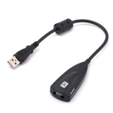 PLACA de SUNET Spacer, extern, 7.1, interfata USB 2.0, cablu 18cm, conectori 3.5 mm jack, SPSC-USB-02