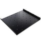 RAFT FIX SPACER 1U pentru rack 19, adancime 425mm, sarcina maxima 60Kg, vopsea antistatic, otel 1.2mm, black, SPSF-1U425-BK-03 