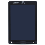 TABLETA LED SPACER pentru scris, 8.5'' display, black,baterie CR2020