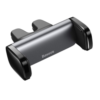 SUPORT AUTO Baseus Steel Cannon pt. SmartPhone, fixare grilaj ventilatie, corp metalic, negru SUGP-01 - 6953156227767 