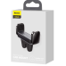 SUPORT AUTO Baseus Steel Cannon pt. SmartPhone, fixare grilaj ventilatie, corp metalic, negru SUGP-01 - 6953156227767 