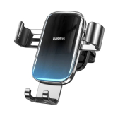 SUPORT AUTO Baseus Glaze Gravity pt. SmartPhone, fixare grila ventilatie, negru SUYL-LG01 - 6953156222731 