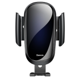 SUPORT AUTO Baseus Future Gravity pt. SmartPhone, fixare grila ventilatie, ofera posibilitatea reglarii unghiului de vizionare pe verticala si orizontala (360 de grade), negru SUYL-WL01 - 6953156279 