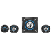 BOXE GENIUS 2.1, RMS: 26W (2 x 5W + 1 x 16W), black, SW-G2.1 1000 31730043400 (timbru verde 11.00 lei) 