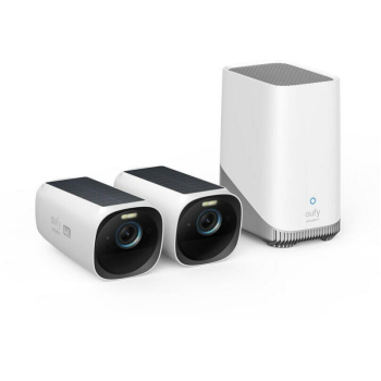 Camera IP Sistem supraveghere 2+1 Anker EufyCam 3, bullet, 4K , 7.5m IR, wireless, stocare interna 16GB, panou solar integrat, senzor miscare, audio bidirectional, T88713W1 (timbru verde 2.4 lei) - 01946440 