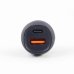 ALIMENTATOR auto GEMBIRD, 1 x USB-C PD 18W, 1 x USB-A QC 18W, pt. bricheta auto, black, TA-U2QC3-CAR-02 (timbru verde 0.18 lei) 