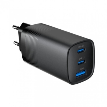 ALIMENTATOR retea 220V GEMBIRD, universal, 2 x USB Type-C 3.25A PD 65W, 1 x USB-A 3.0 maxim 2.25A QC 27W, negru, TA-UC-PDQC65-01-BK (timbru verde 0.18 lei) ALIMENTATOR retea 220V GEMBIRD, universal, 2 x USB Type-C 3.25A PD 65W, 1 x USB-A 3.0 maxim 2.25A QC 27W, negru, TA-UC-PDQC65-01-BK (timbru verde 0.18 lei)