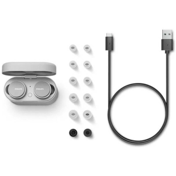 Casti audio true wireless Philips TAT8506WT/00, Alb, TAT8506WT/00 (timbru verde 0.18 lei) 