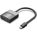 Convertor video Vention, USB Type-C(T) la HDMI(M), 0.15m, rezolutie maxima 4K la 30Hz, conectori auriti, invelis PVC si ABS, negru, TDCBB (timbru verde 0.18lei) - 6922794746121 