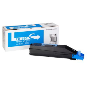 Cartus Toner Kyocera Mita TK-865C Cyan 12000 Pagini for Taskalfa 250CI