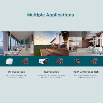 TP-LINK POE+ INJECTOR ADAPTER802.3AT/AF/SUPPLIES UP TO 30 W POE160S