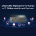 TP-LINK 5-PORT 2.5G MULTI-GIG SWITCH/5X 2.5G RJ45 PORT STEEL CASE TL-SG105-M2   