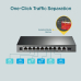 TP-LINK 10-PORT POE GIGABIT SWITCH/DESKTOP WITH 8-PORT POE+ TL-SG1210MP   