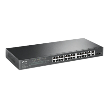 TP-LINK 24-PORT POE SMART SWITCH/24X RJ+4X RJ+2X SFP SL2428P