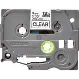 Brother TZE-121 LAMINATED TAPE 9MM 8M/BLACK ON CLEAR TZE121