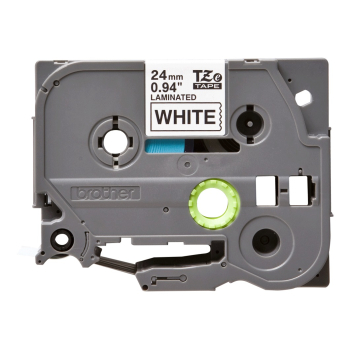 Brother TZE-251 LAMINATED TAPE 24MM 8M/BLACK ON WHITE TZE251