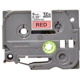 Banda Laminata Brother TZE421 Dimensiune 9mm black on red