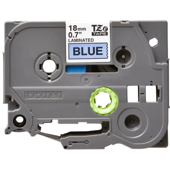 Banda Laminata Brother TZE541 Dimensiune 18mm black on blue