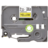 Banda Laminata Brother TZE621 Dimensiune 9mm black on yellow