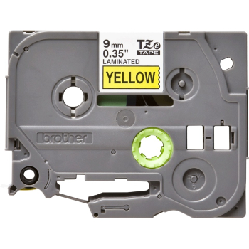 Banda Laminata Brother TZE621 Dimensiune 9mm black on yellow