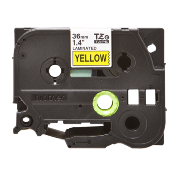 Banda Laminata Brother TZE661 Dimensiune 36mm black on yellow
