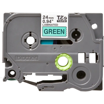 Banda Laminata Brother TZE751 Dimensiune 24mm black on green