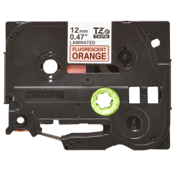 Brother TZE-B31 LAMINATED TAPE 12MM/8M BLACK ON SIGNAL ORANGE TZEB31