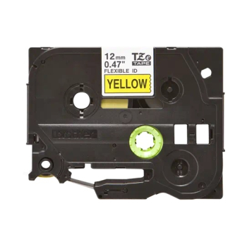 Brother TZE-FX631 LAMINATED TAPE 12 MM/BLACK ON YELLOW / FLEXI-TAPES TZEFX631