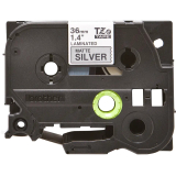 Brother TZE-M961 TAPE 36 MM - LAMINATED/8M BLACK ON SILVER METALLIC (MAT) TZEM961