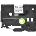 BROTHER TZEFX211 TAPE 6MM BLK/WHITE/FLEX