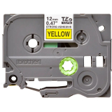 Brother TZE-S631 LAMINATED TAPE 12MM 8M/BLACK ON YELLOW EXTRA-STRONG TZES631