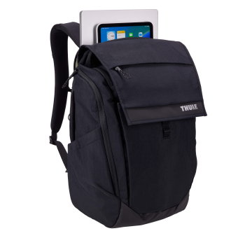 RUCSAC THULE, pt. notebook de max. 15.6 inch, 1 compartiment, buzunar frontal x 2 | buzunar lateral x 2 | buzunar dorsal x 2, waterproof, nylon, negru, PARABP3216BLACK / 3205014 