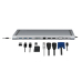 DOCKING Station LOGILINK universal, conectare PC USB TYPE-C 3.2, USB 3.0 x 3, porturi video VGA x 1, HDMI x 2, RJ-45, card reader, PD 3.0 pana la 100W, argintiu, UA0373 (timbru verde 0.18 lei) 