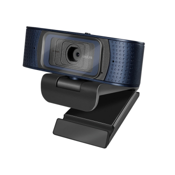 CAMERA WEB LOGILINK senzor. 1080p Full-HD cu rezolutie video 1920x1080; unghi vizualizare 80grade, pivotare 90grade, rotatie 180grade, microfon dual, auto focus, cablu 1.6m, UA0379 (timbru verde 0. 